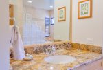 Master bedroom ensuite is a Gold remodel all the way